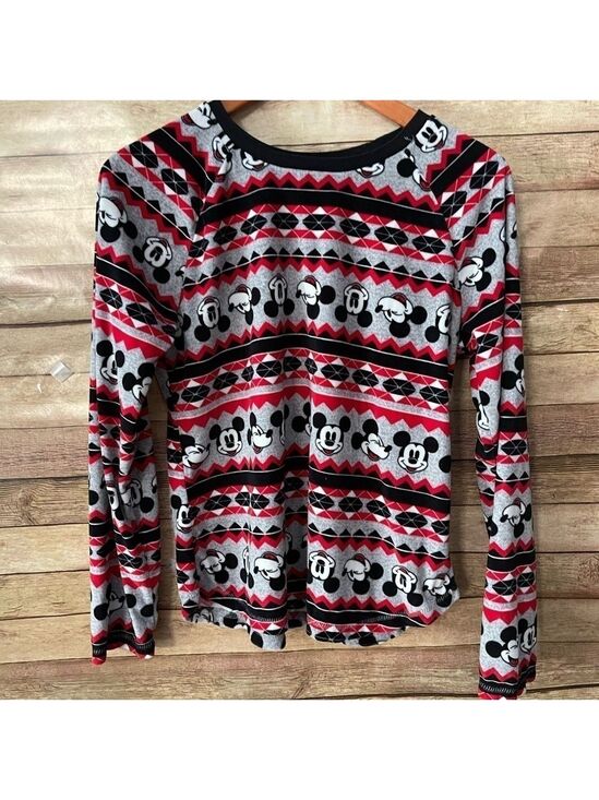 Disney Other - Disney Women’s Mickey Mouse Soft Fleece Pajama Top Size: Medium